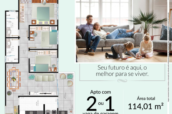 Apartamento à venda - 85m² - Jardim Araxá, Umuarama-PR